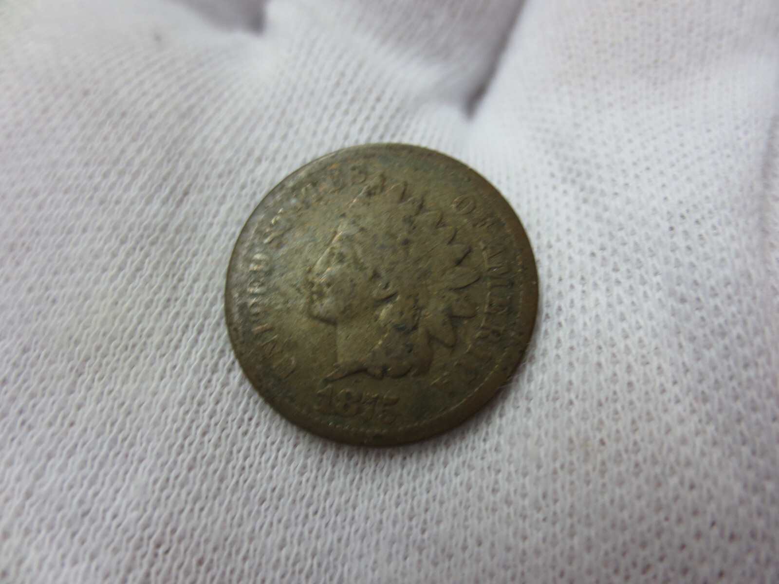 1875 Indian Head Cent CIRC