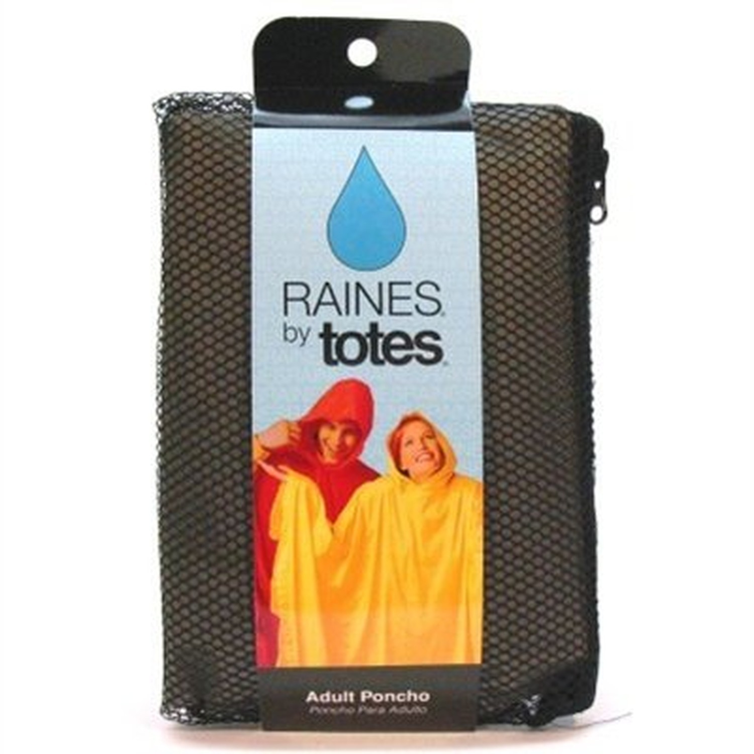 Raines Rain Poncho Adult Size Assorted Colors (3 Pack)