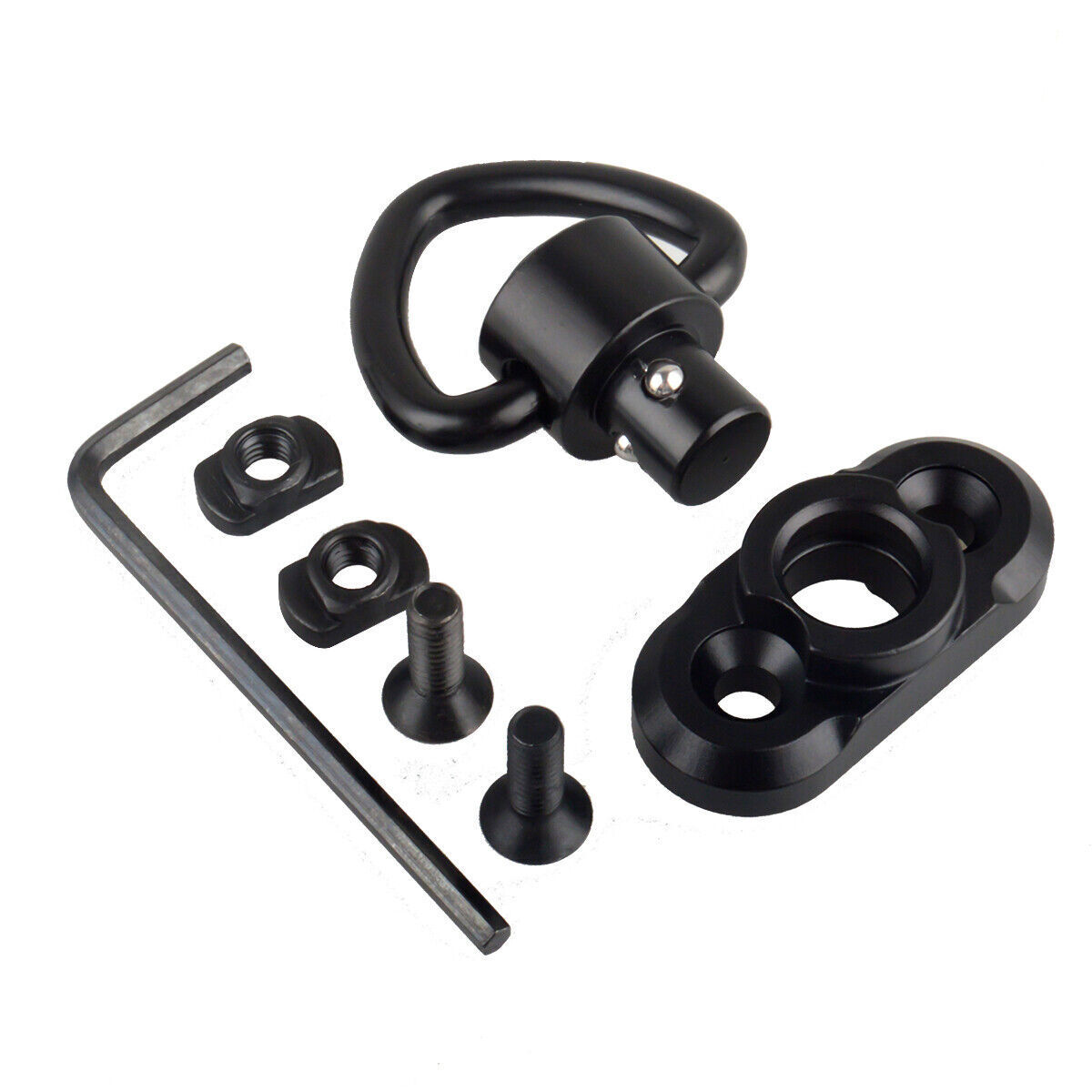 2Pack M-LOK MLOK Quick Release Sling Mount Push Button QD Sling Swivel Adaptor