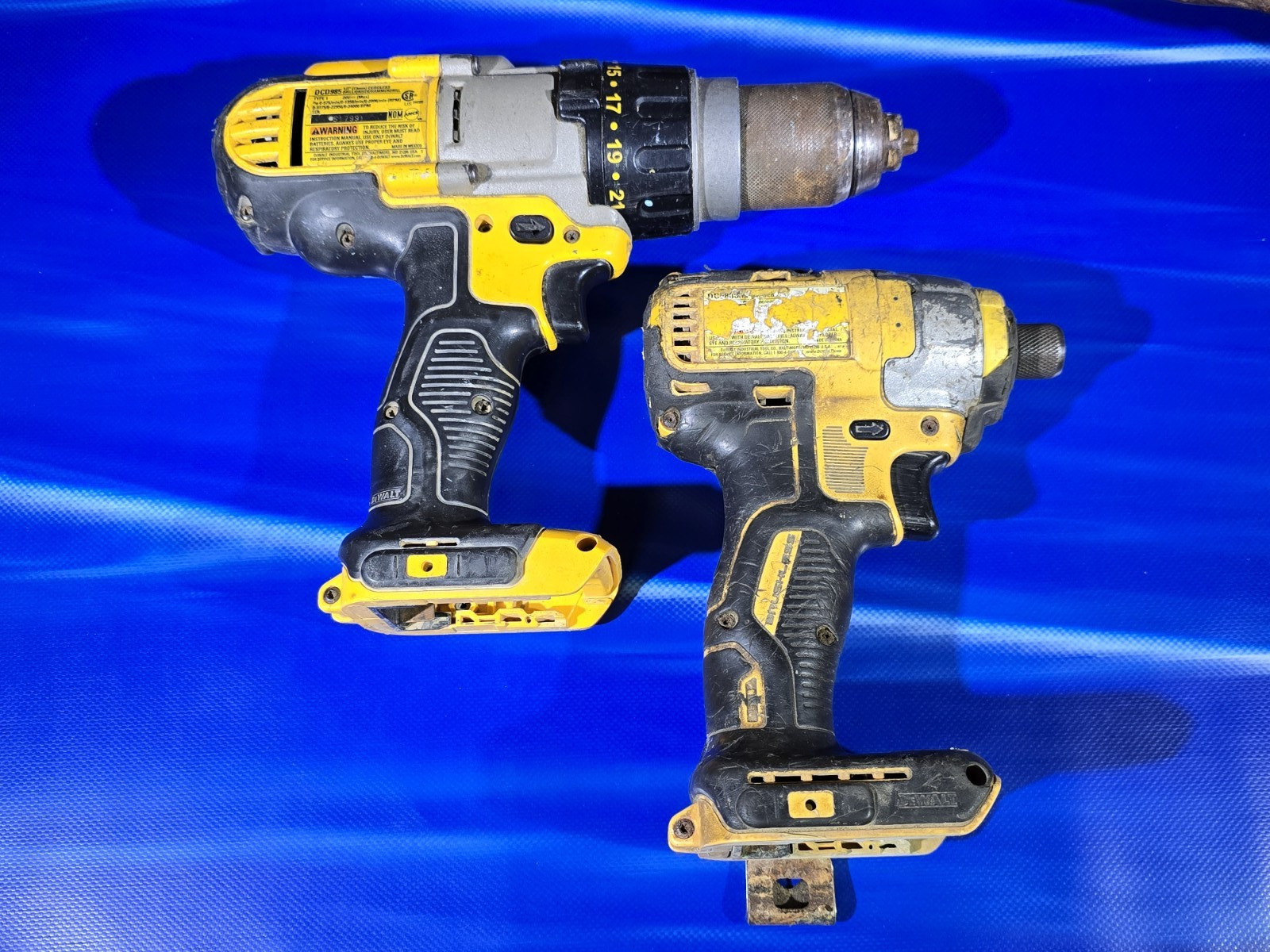 DeWalt Cordless Drill & Cordless Impact Driver (TOOLS ONLY)