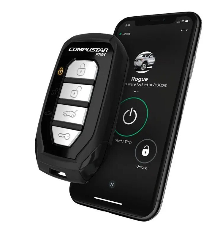 Compustar CSX4900-S 4-Button 2-Way 3000' Remote Start System + X1LTE + BLADEAL