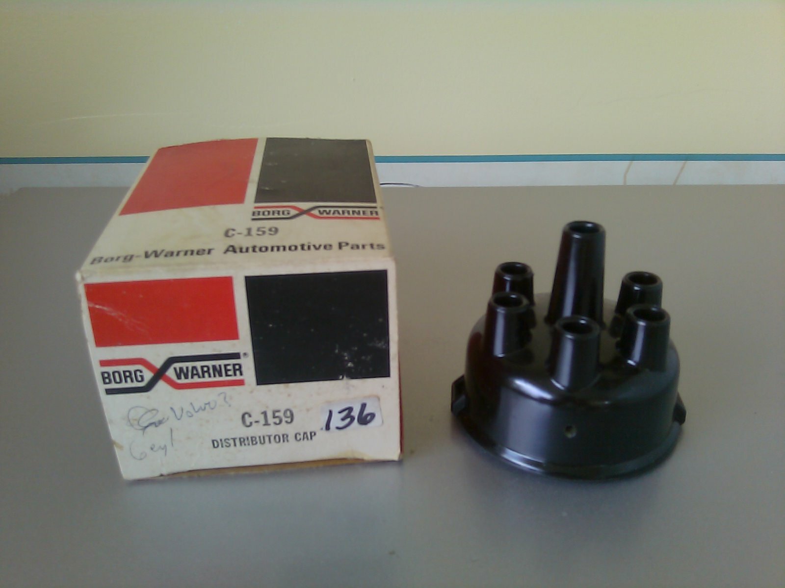 Borg Warner Distributor Cap C 159 - 6 Cylinder 1960-65 JEEP, AMC, Ply and more