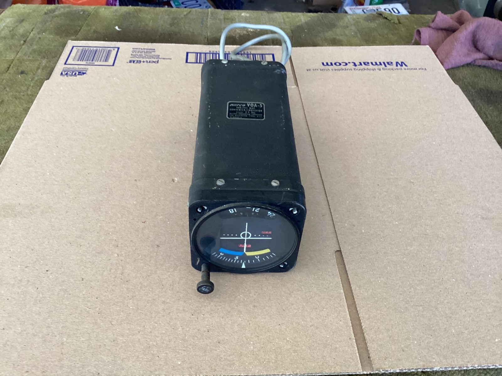 Narco VOA-5 VOR/ILS Nav Converter Indicator With Connector