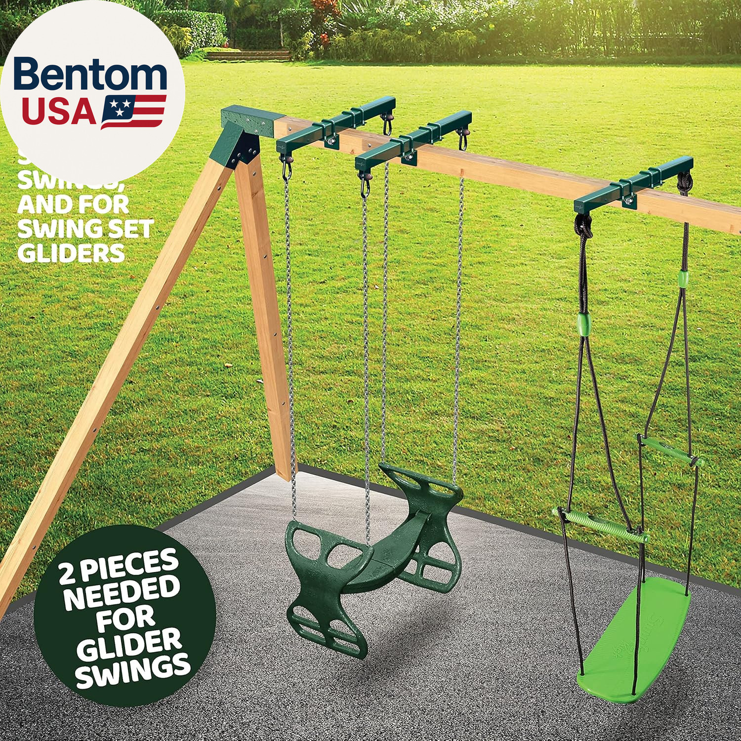 Swing Set Conversion Bracket - No Tree, No Problem, Convert Your Swingset into a