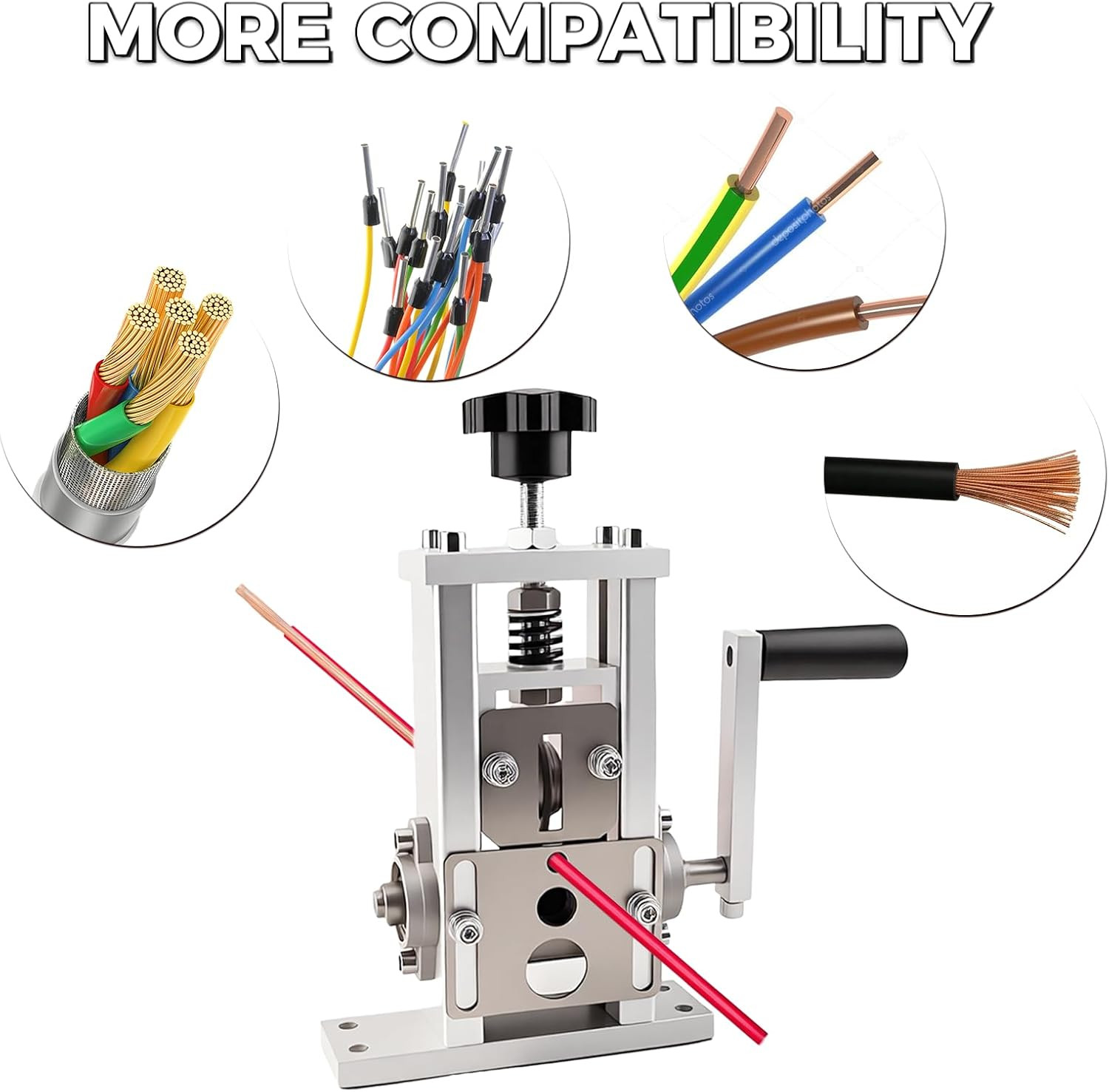 Esokoya Wire Stripper Machine, Copper Wire Strippring Machine with Drill-Powered