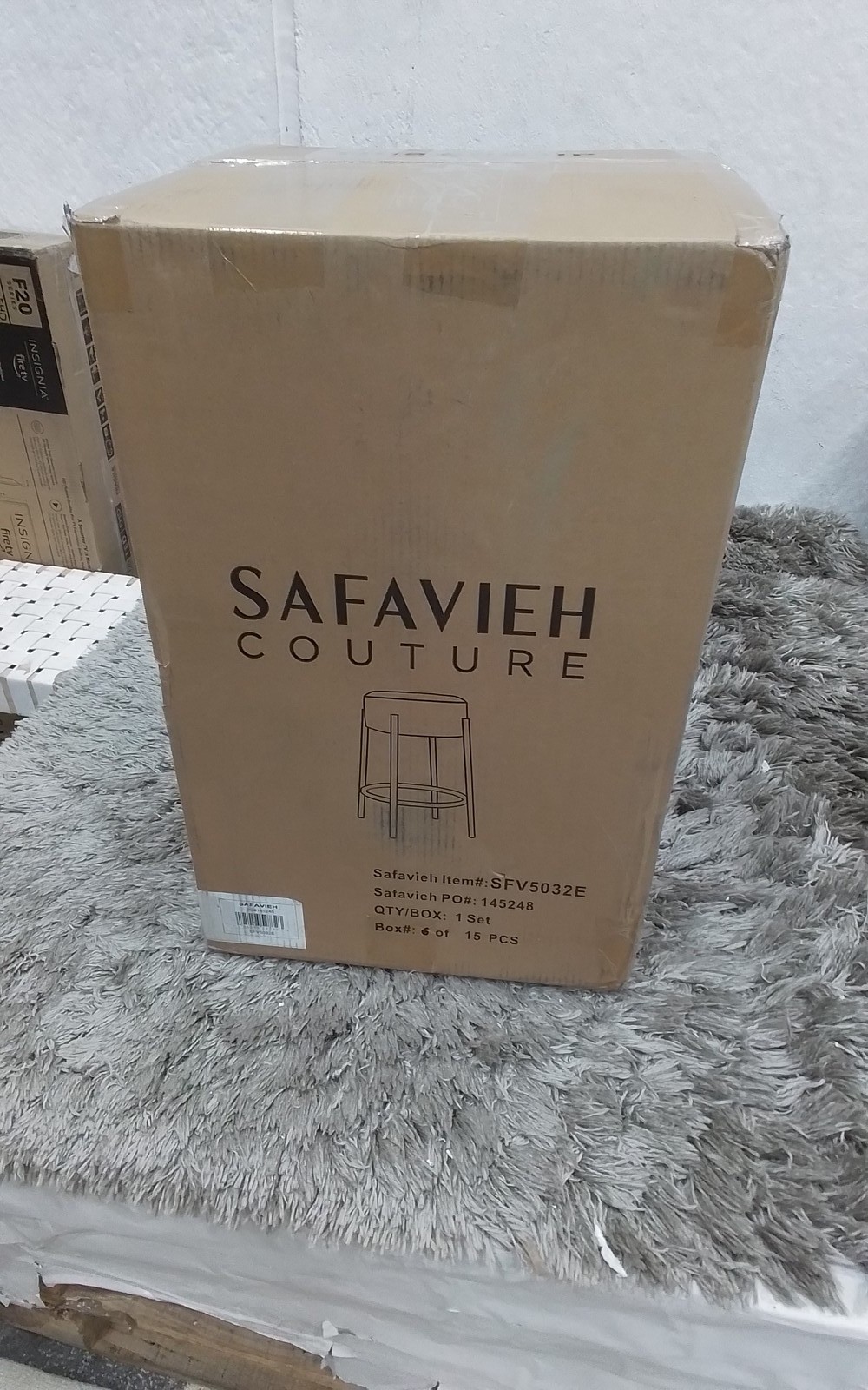 Safavieh PAISLEIGH METAL COUNTER STOOL, Reduced Price 2172772119 SFV5032E