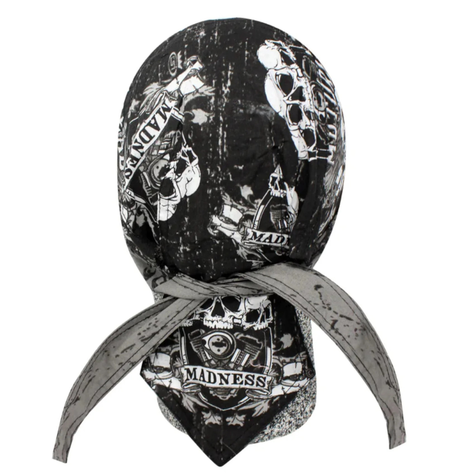 Danbanna Deluxe Motorhead Madness Headwrap Doo Rag Skull Cap