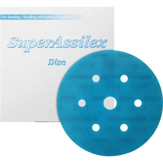Eagle Abrasives EGA-193-1545 6 in. K-360 Super Assilex Dustless Discs Ocean -...