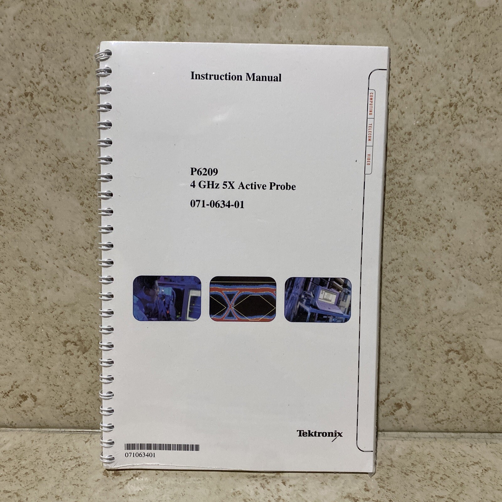 Tektronix 071-0634-01 P6209 4 GHz 5X Active Probe Instruction Manual NIB