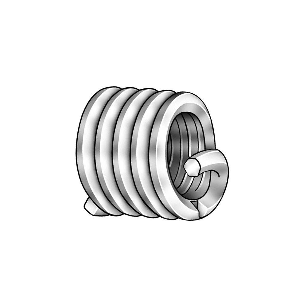 GRAINGER APPROVED 3520-10.00X1.5DSL Helical Insert,SS,M10 x 1.50,15mm L,Pk10 5XA