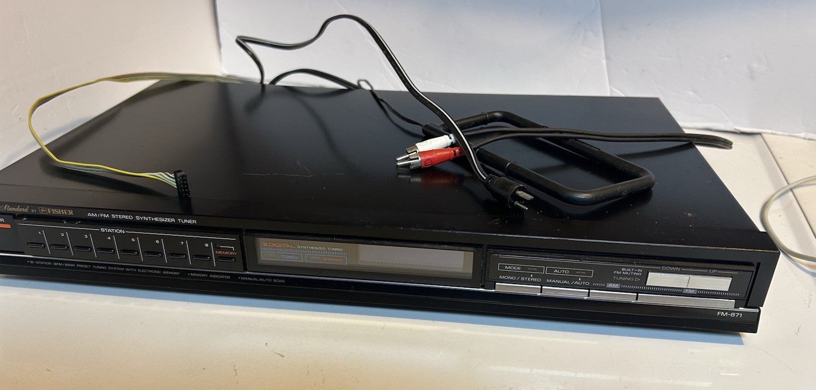 Fisher FM-871 AM/FM Stereo Tuner Working Vintage