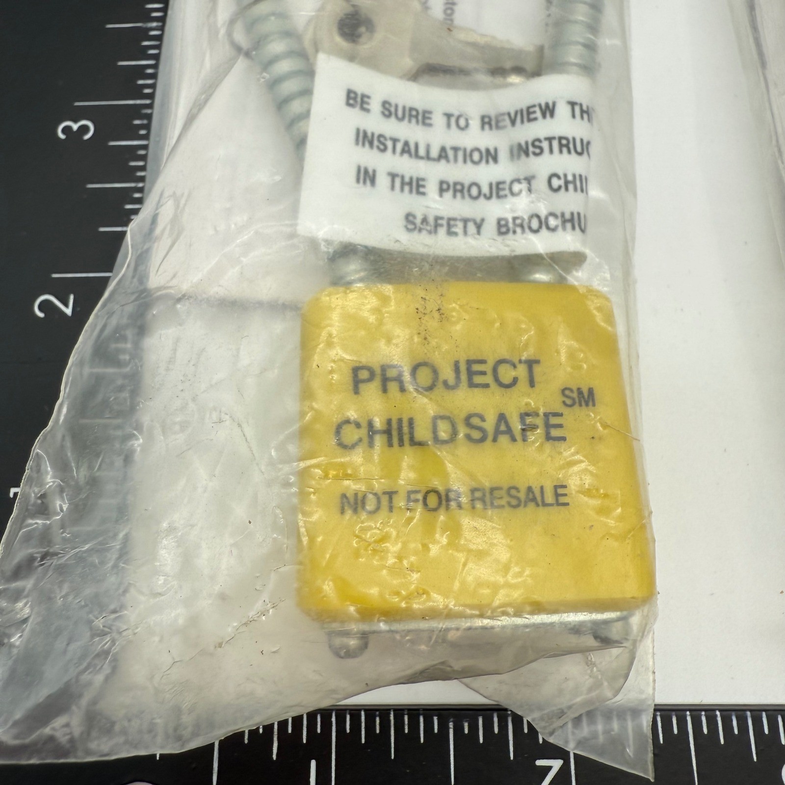 Project ChildSafe Gun Cable Locks Firearm Safety 2 Pack Yellow New