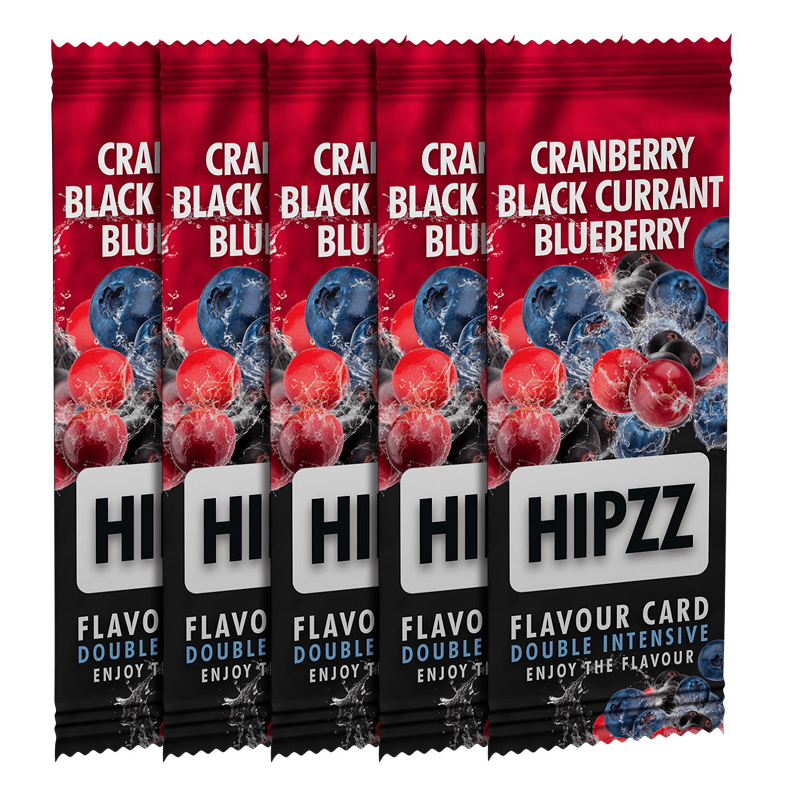 Hipzz Flavor Cards - Cranberry Currant Blueberry Aroma Card - (Pack of 5 Cards!)
