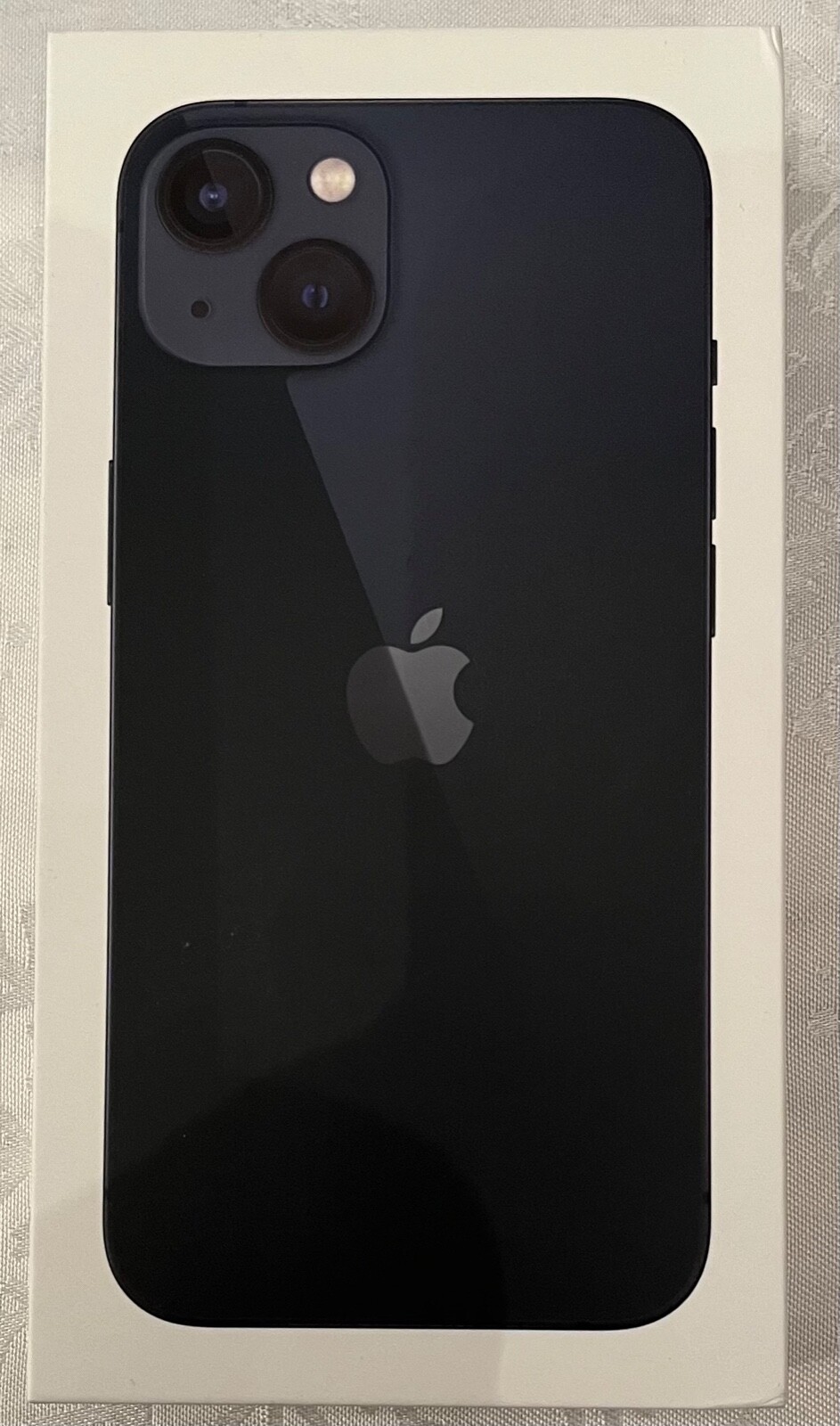 iPhone 13 EMPTY box With Packaging and Decal - Midnight