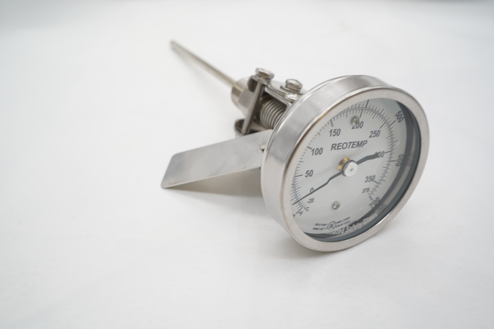 NEW ReoTemp Adjustable Angle Bimetal 3" Thermometer STKB-0117 0-700 degrees