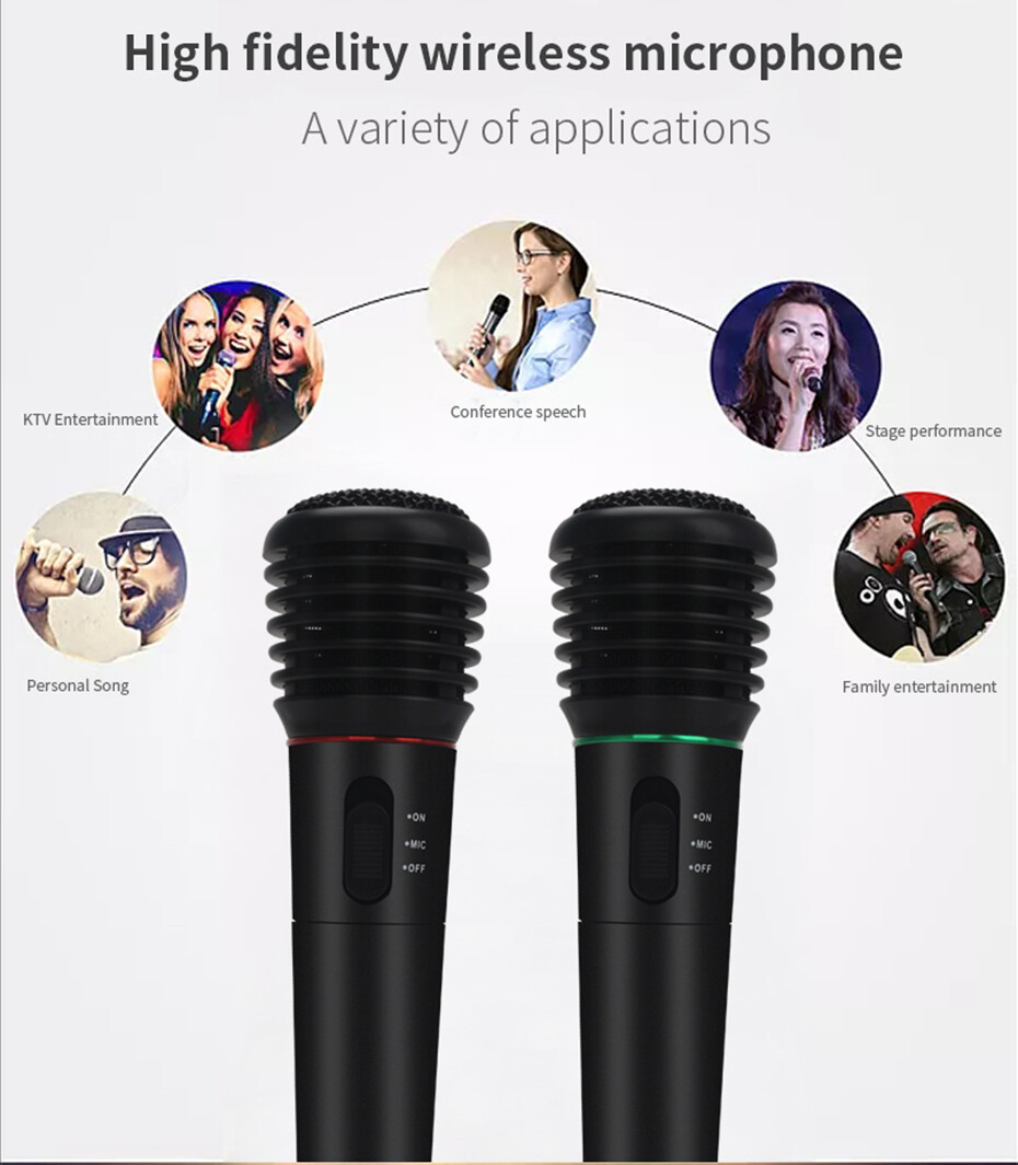 Karaoke Microphone Handheld Professional Wired/Wireless Dynamic Part Vocal Music