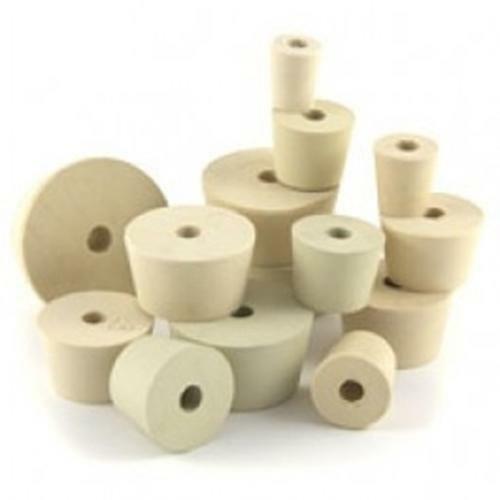 CHOOSE SIZE Drilled Rubber Gum Stopper Home Beer Brewing Wine Making