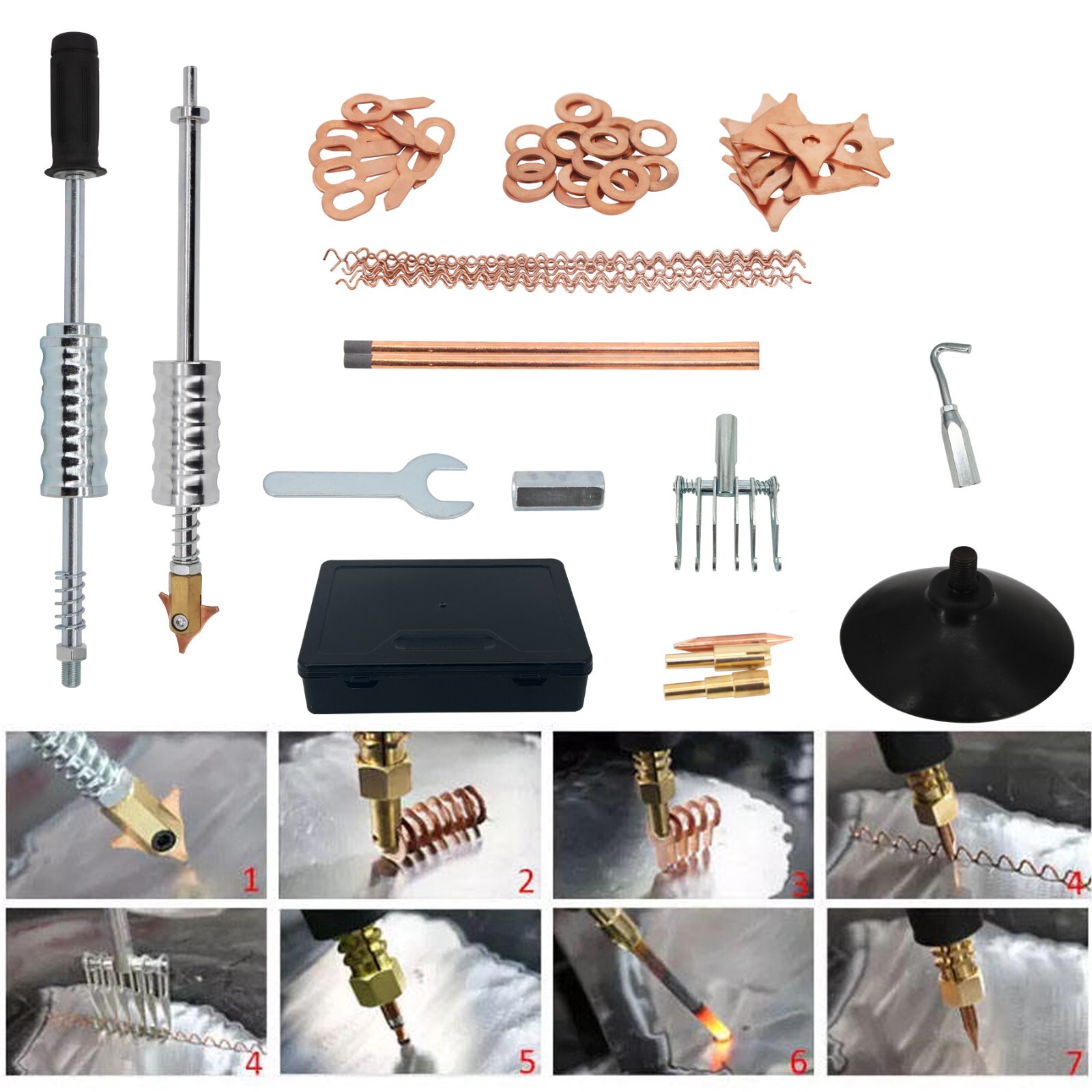 90E 110V 3KW Panel Spot Puller Dent Repair Vehicle Multispot Dent Repair Machine