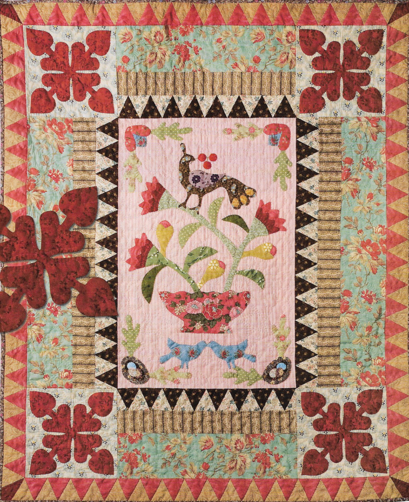 Little Folk Baby or Wall Quilt quilting pattern instructions