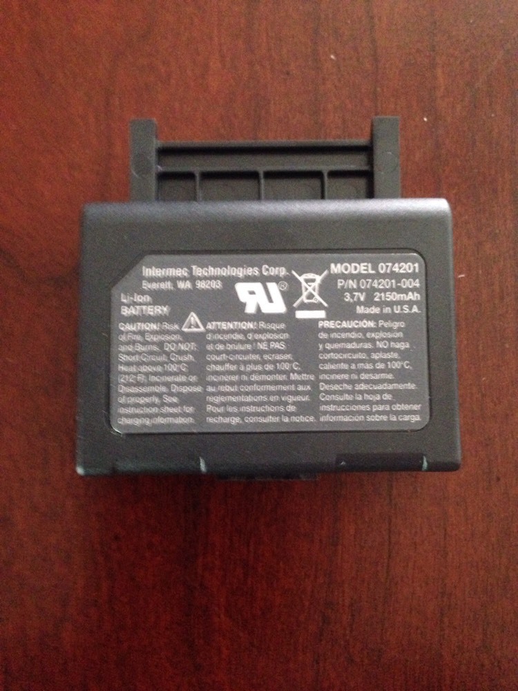 Brand New Genuine Intermec CN2 battery 074201-004 2150 mAh