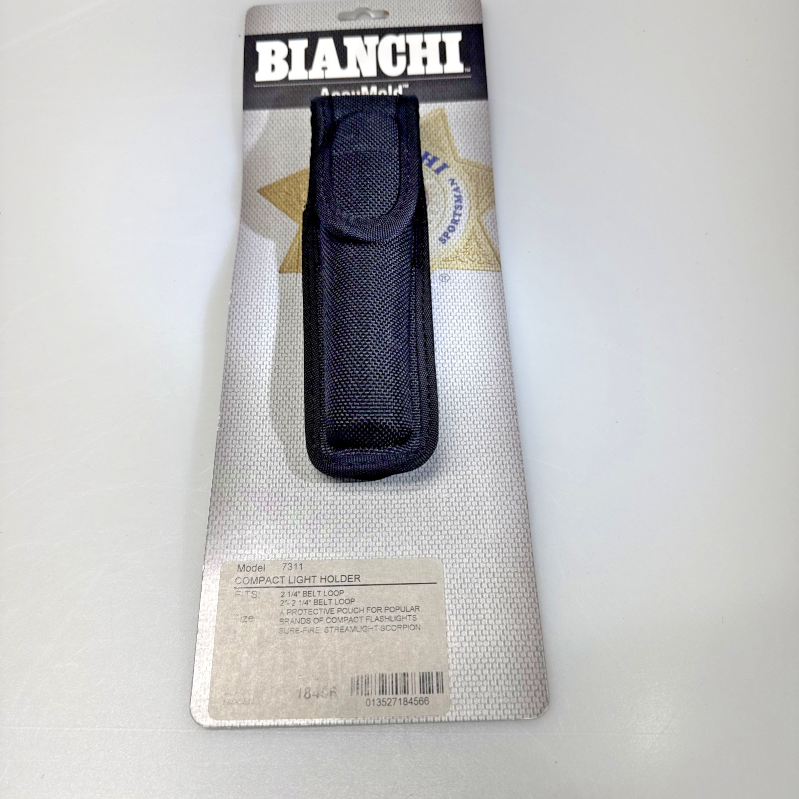BIANCHI, ACCUMOLD COMPACT FLASHLIGHT HOLDER, MODEL 7311, Size 1 Mod 18456