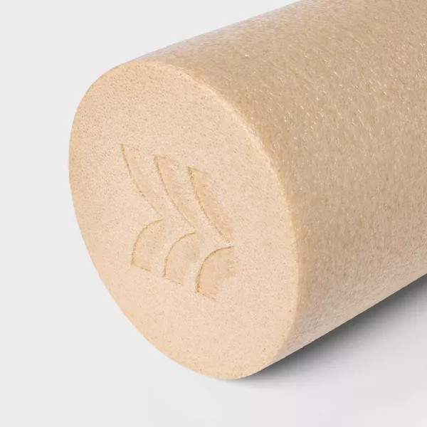 ALL IN MOTION 36" FOAM ROLLER BEIGE EPE MATERIAL, WHOLE BODY USE - BEIGE