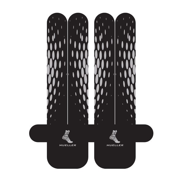 Mueller EasyFit Pre-Cut Kinesiology Tape: 6 strips/package Y-Pattern Strips / Bl