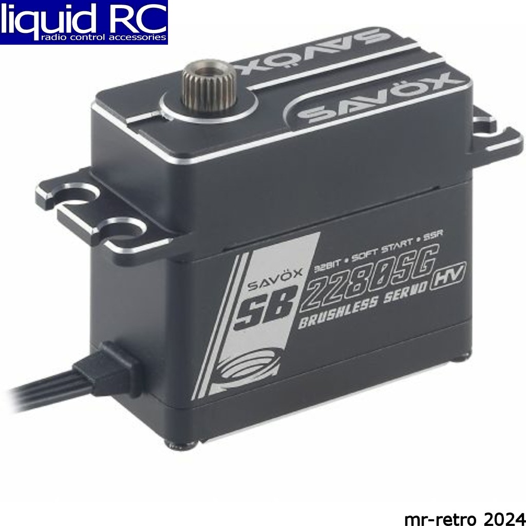 Savox SB2280SGP High Voltage brushless Steel Gear Monster Torque Servo