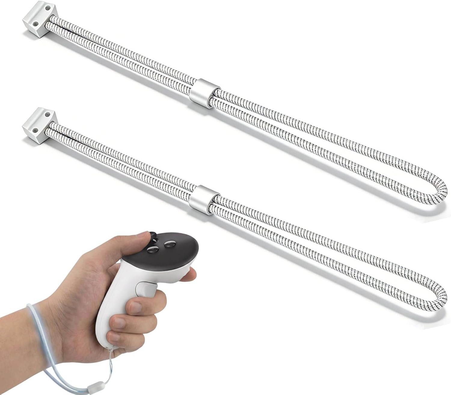 2Pack Fit for Meta Quest 3 3S Controller StrapAdjustable Secure Controller Hand