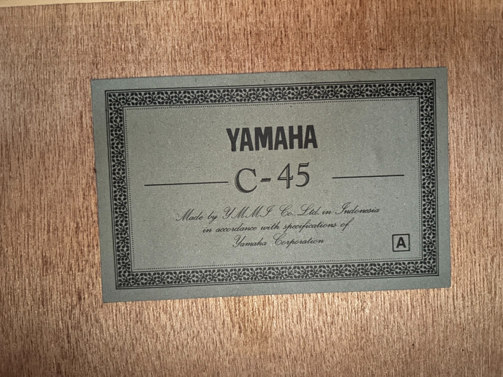 Yamaha C45 Classical Guitar