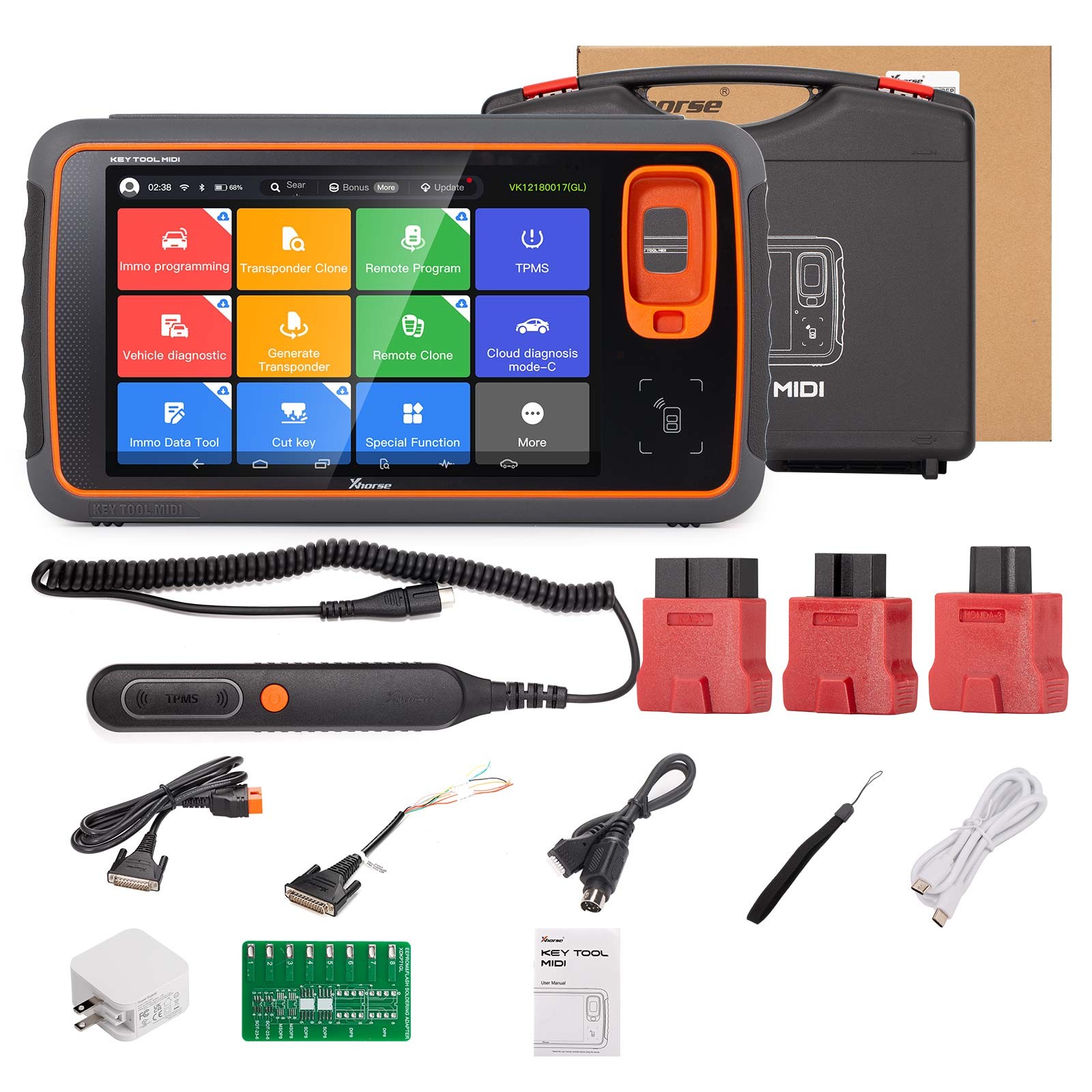 XHORSE VVDI KEY TOOL MIDI Basic Version IMMO Progarmmer Diagnostic TPMS Function