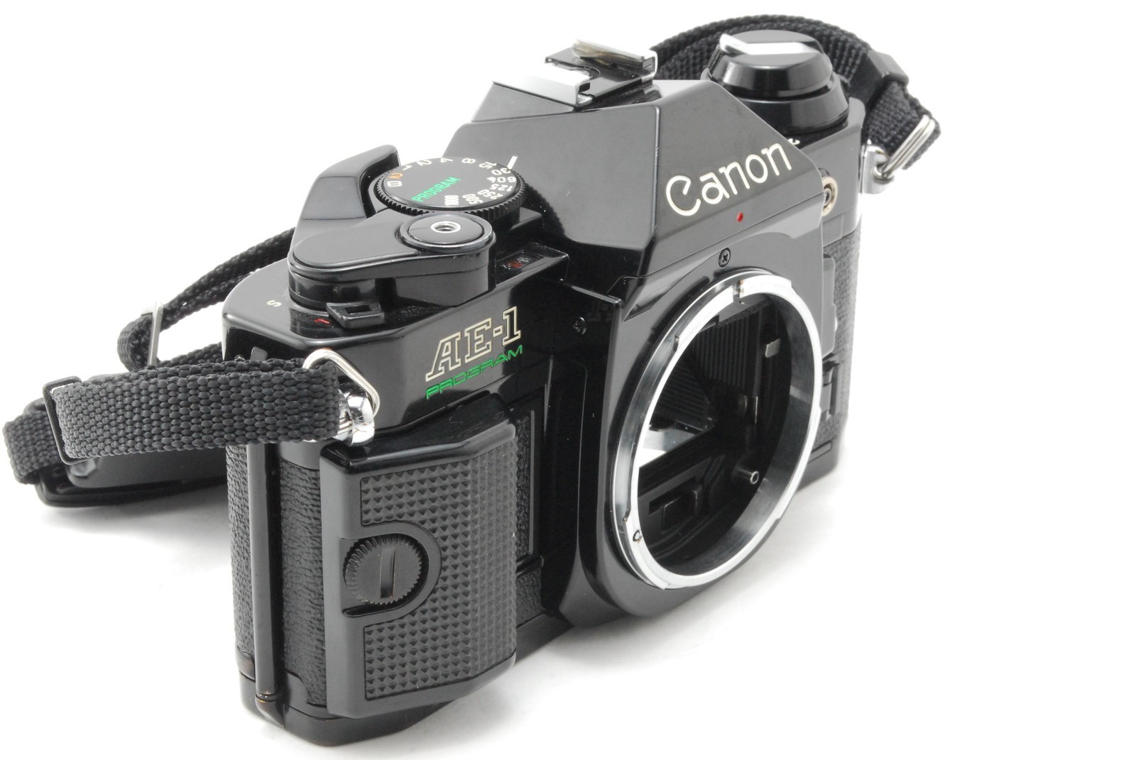 [ MINT w/Strap ] Canon AE-1 Program Film Camera New FD 50mm F1.8 Lens From JAPAN