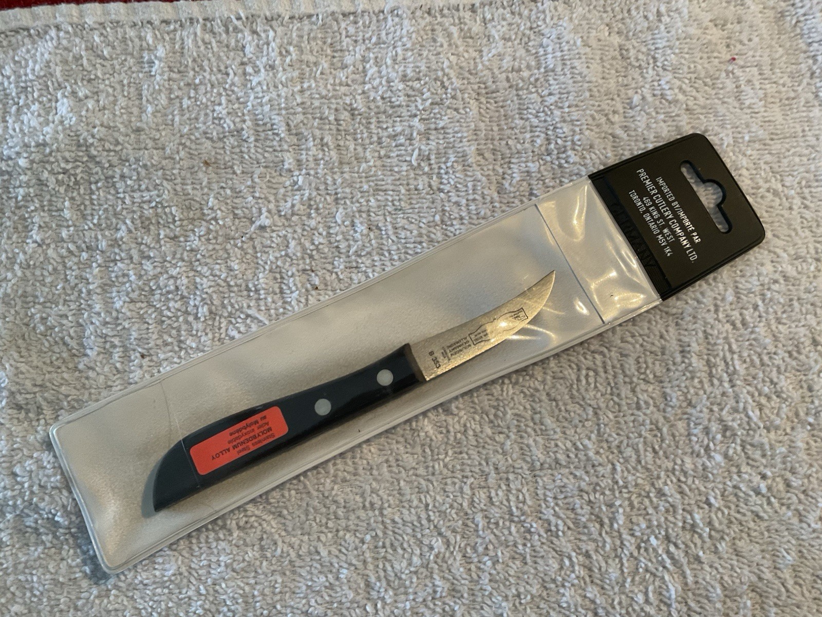 Old Stock Solingen German Birds Beak Paring Knife 2 1/2” Stainless Steel Blade