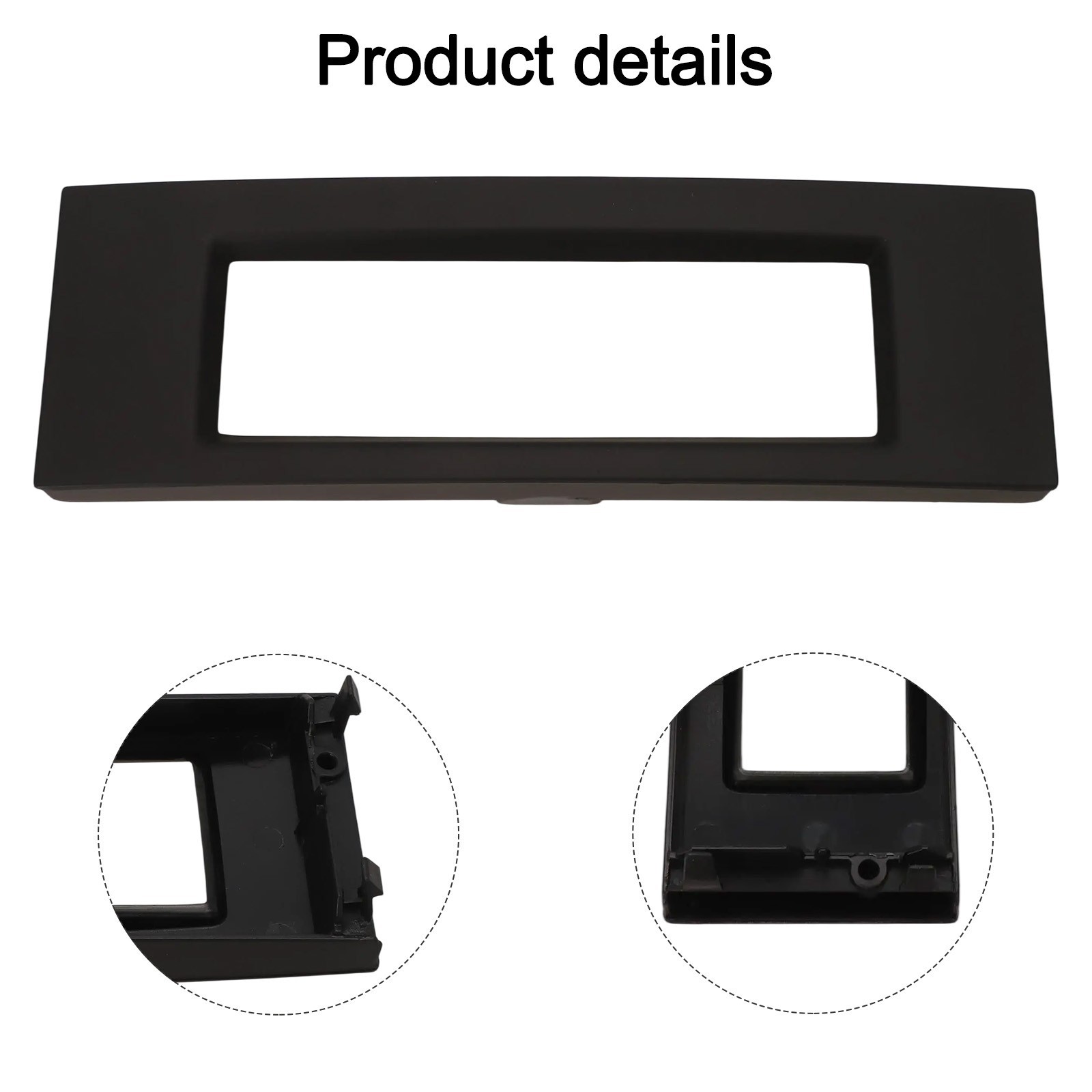 Sleek Black Frame Design for RD4 Car Multifunctional For CD Player Use