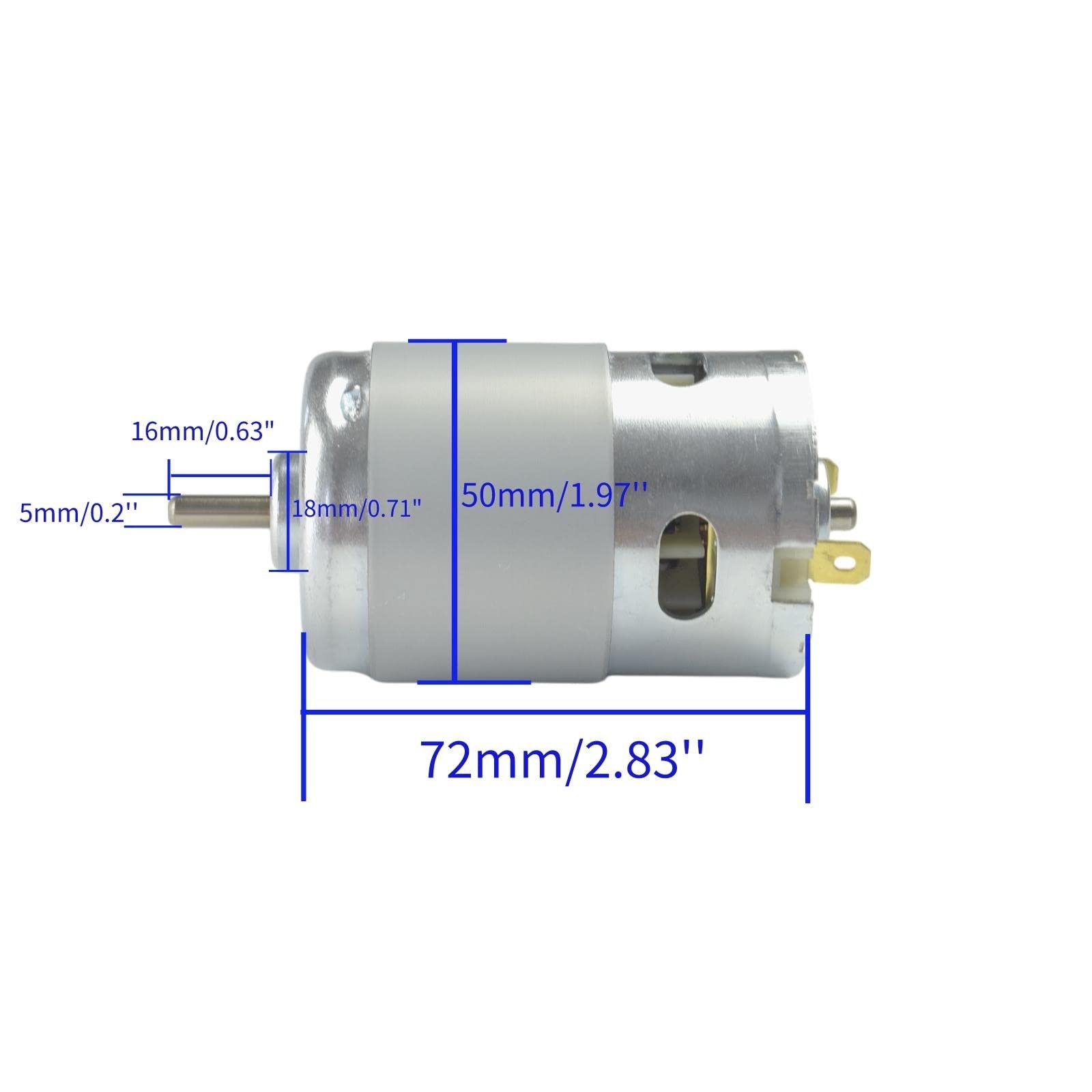 895 DC Motor 12V 6000RPM 24V 12000RPM High Speed M10-5 Rod Set Controller