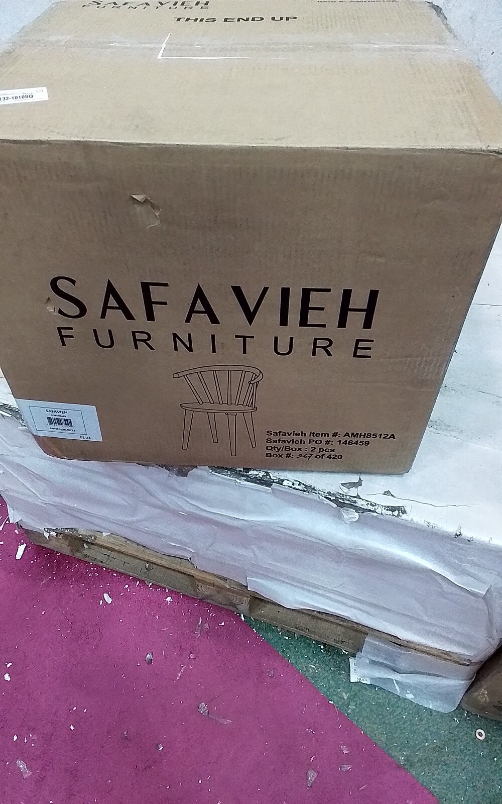 Safavieh BLANCHARD SIDE CHAIR, Reduced Price 2172741403 AMH8512A
