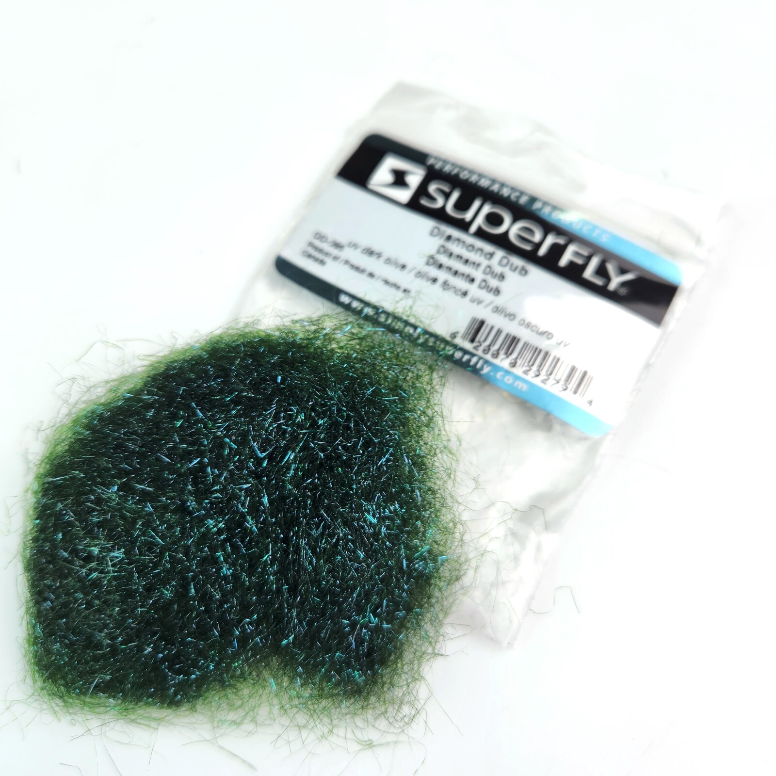 Superfly Diamond Dub Dubbing - UV Dark Olive