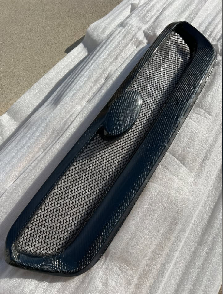 For 15-17 Subaru Impreza VAB VAF STI WRX Carbon OE Front Grill Mesh Trim Cover