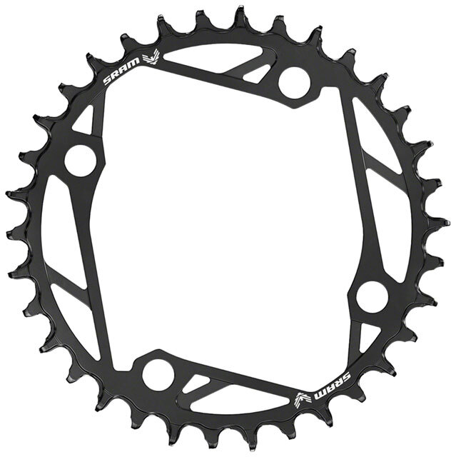 SRAM Eagle T-Type Chainring - 34t, 12-Speed, 104 BCD, Steel, Black
