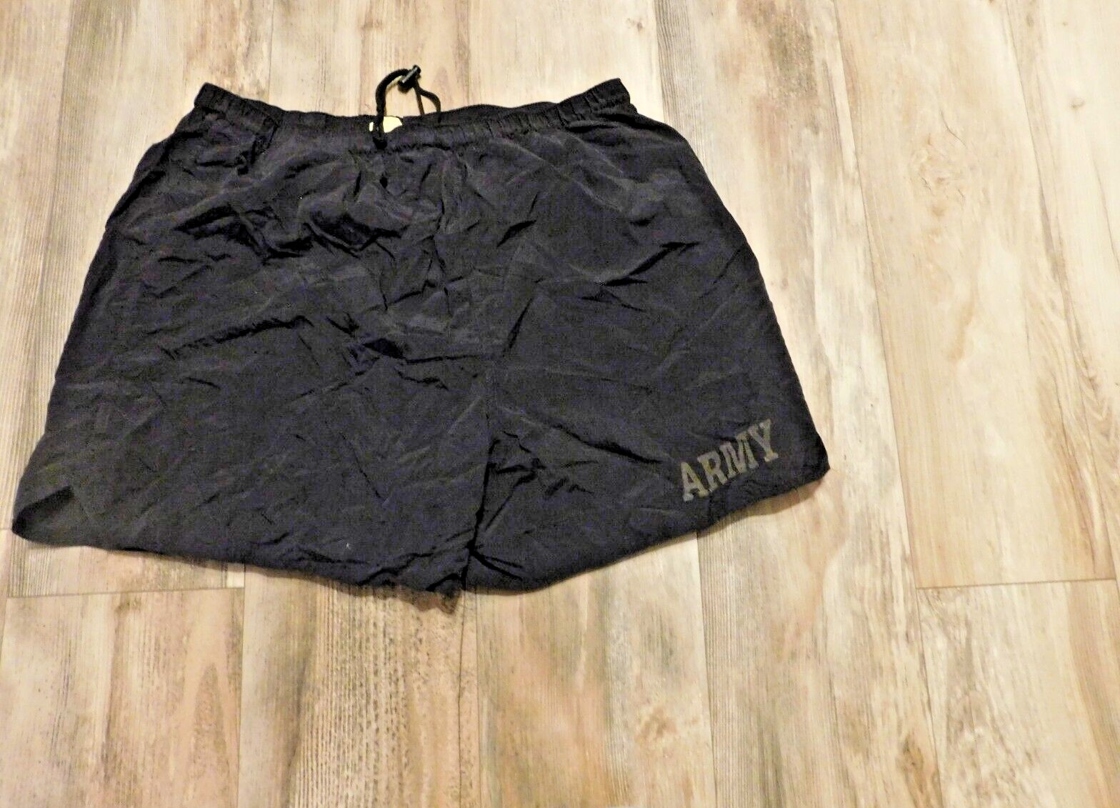 US ARMY IPFU BLACK SHORTS PT TRUNKS SIZE X LARGE