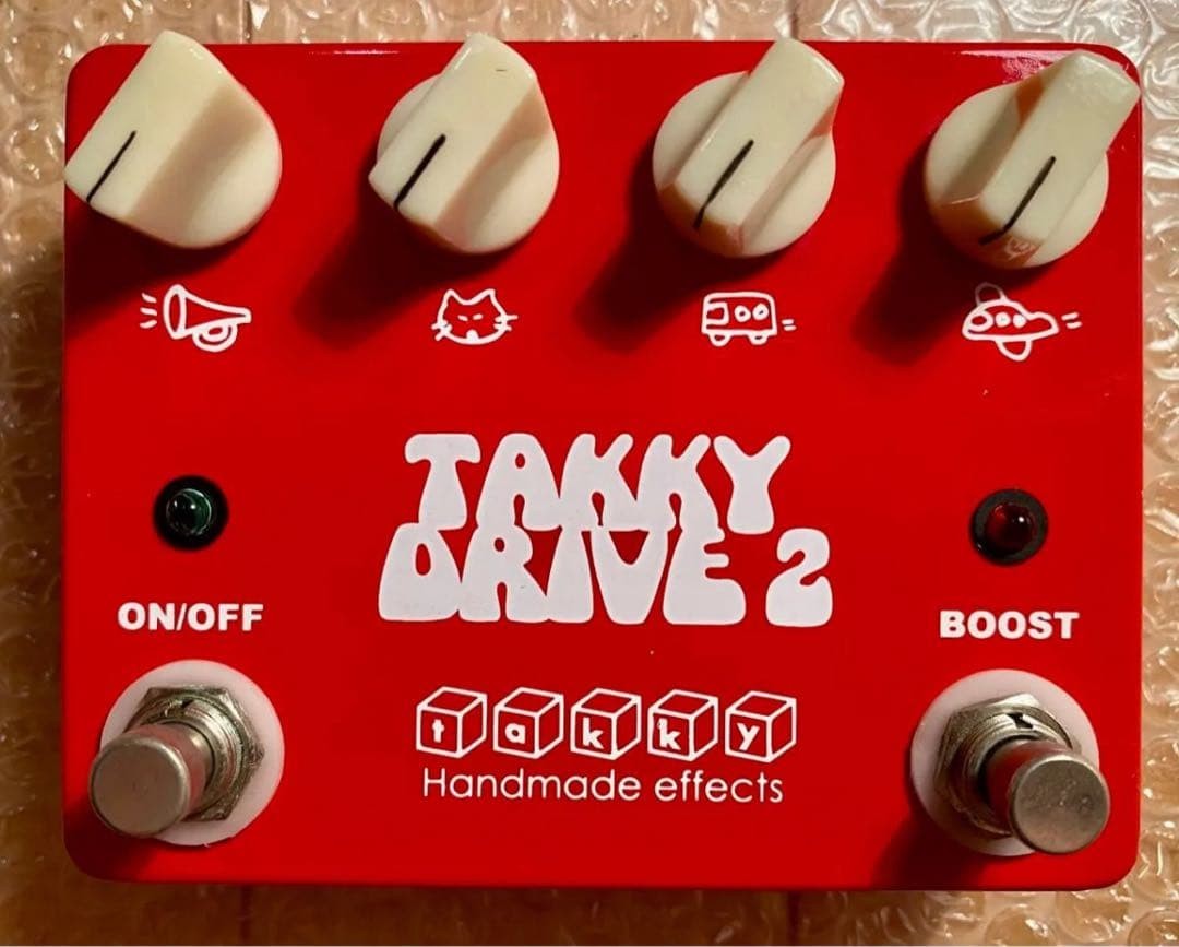 Takky Drive 2 Handmade Overdrive Guitar Effect Pedal