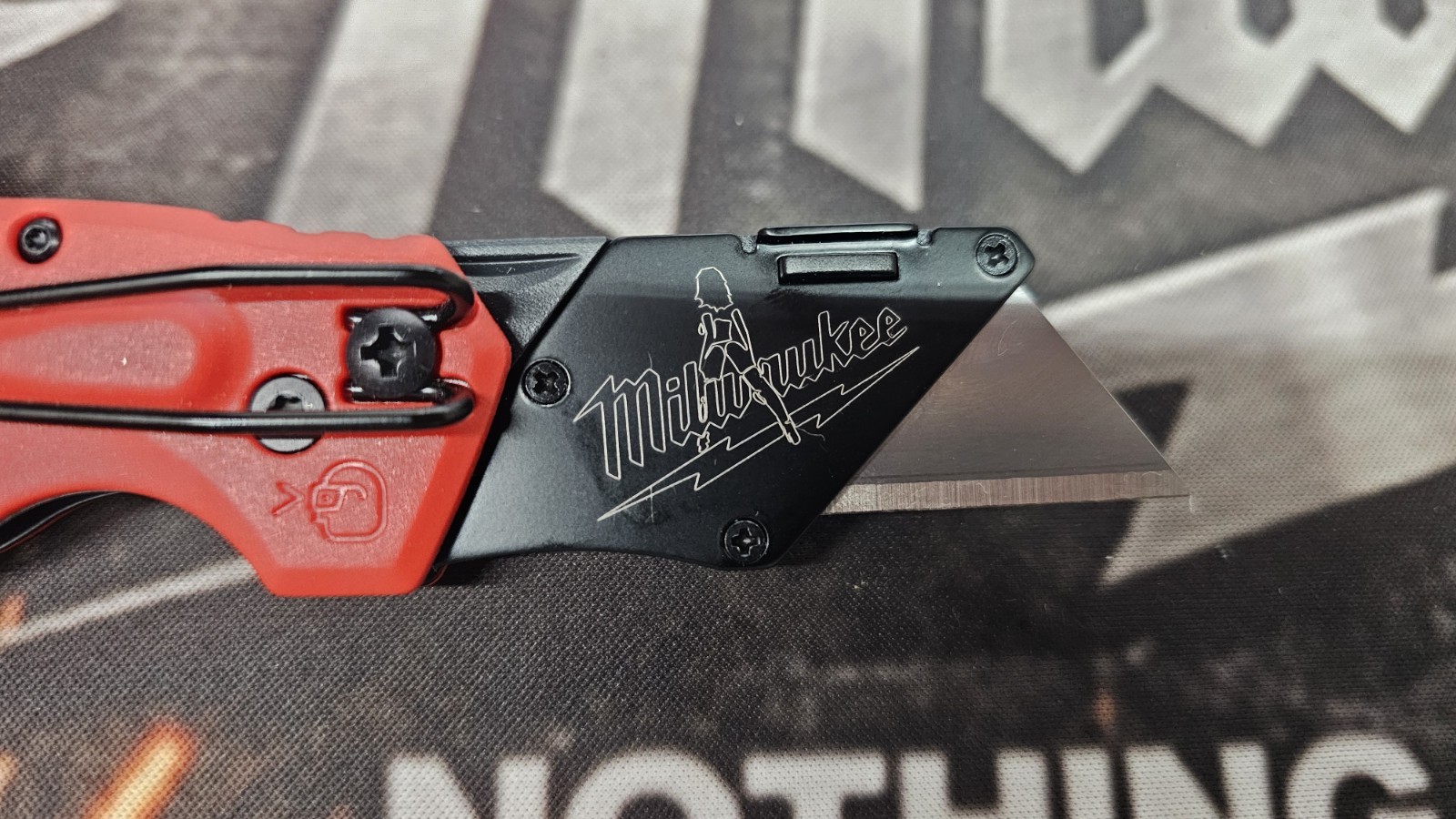 Custom Laser Engraved Milwaukee 1500 Fastback Booty Girl