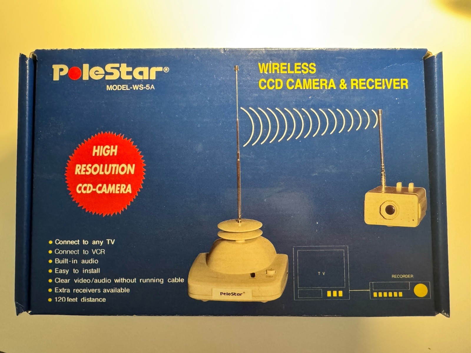 PoleStar WS-5A Wireless CCD Camera & Receiver