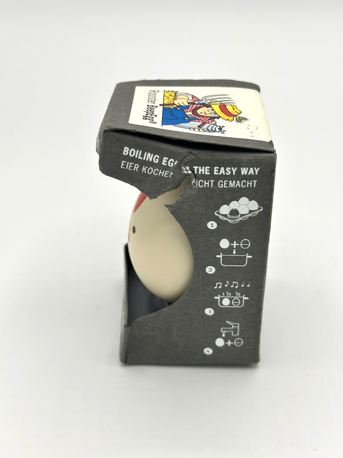 BrainStream BeepEgg Musical Singing Floating Egg Timer Chicken Rooster New
