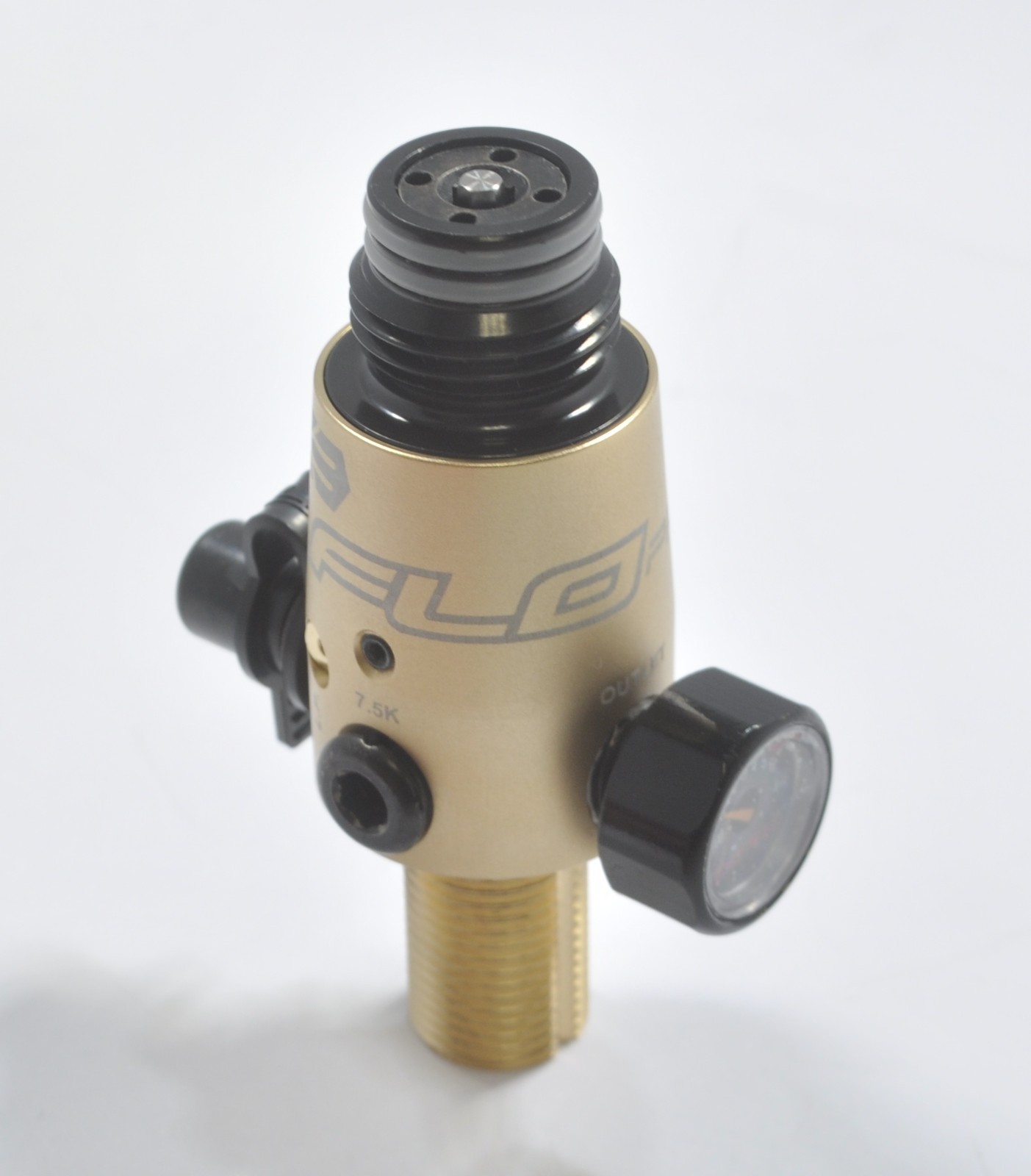 New Empire FLO Pro Paintball Tank Regulator – Dust Gold
