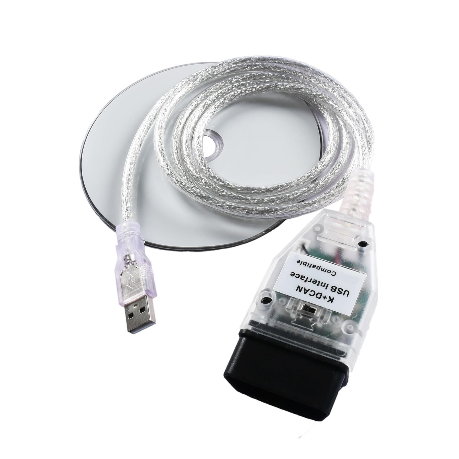 Dezanyc K+DCAN D-CAN KCAN KDCAN Ediabas Cable OBD OBDII and DCAN 1.4 meters