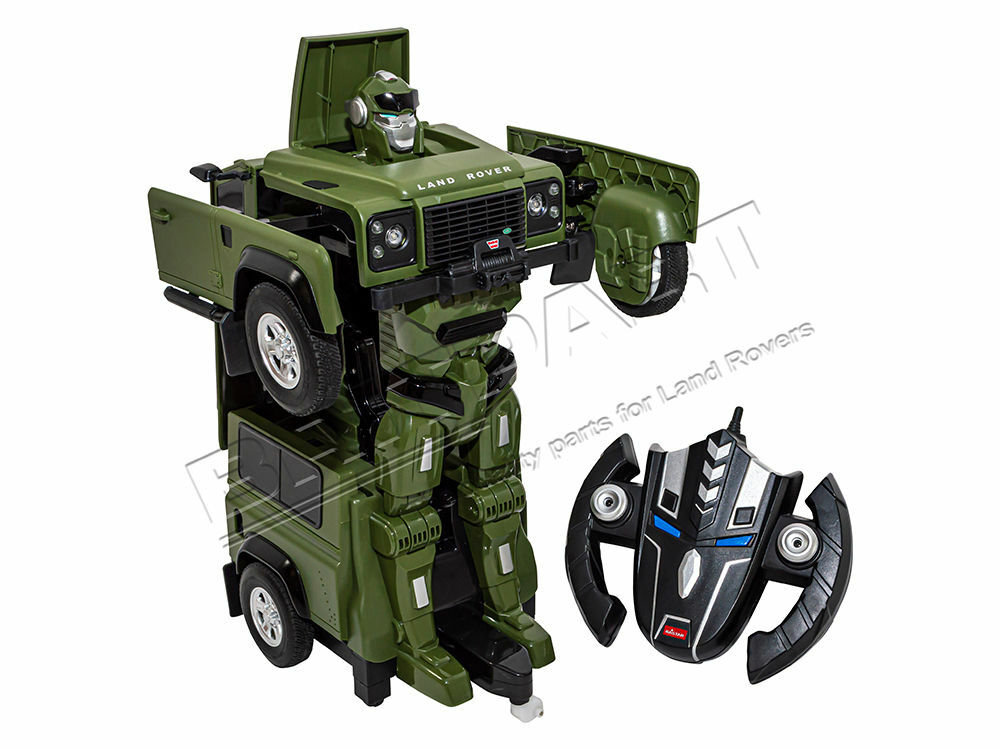 LAND ROVER DEFENDER 1:14 TRANSFORMABLE CAR ROBOT REMOTE CONTROL TOY LFTY420GNA