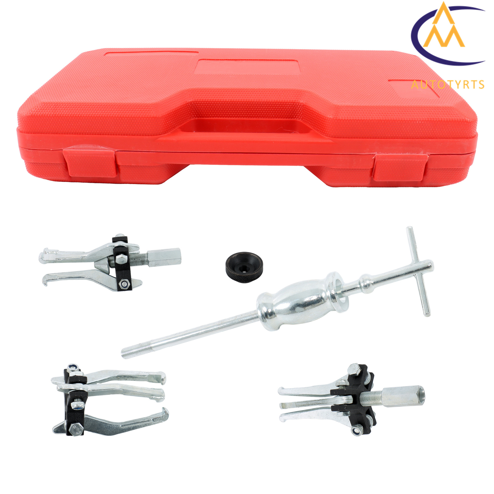 Universal Internal&External 3 Jaw Gear Bearing Slide Hammer Puller Set