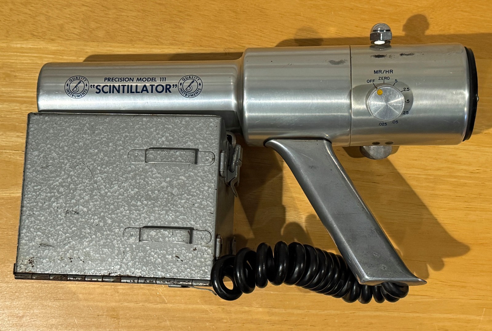 Vintage PRECISION MODEL 111 SCINTILLATOR Radiation Detector Vintage 1950s
