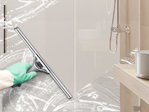 Window Squeegee for Home | 14-Inch Squeegee for Window Cleaning with Ergonomic